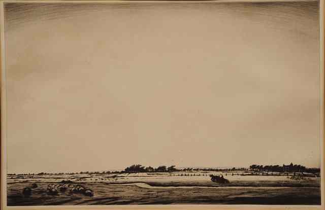 Appraisal: Christopher Richard Wynne Nevinson British - Romney Marsh circa signed