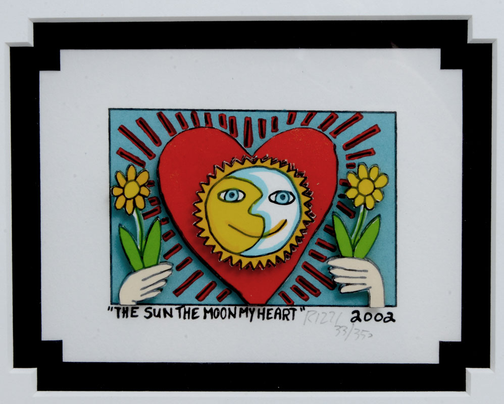 Appraisal: RIZZI James American - ''The Sun The Moon My Heart''