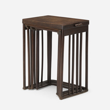 Appraisal: Josef Hoffmann NESTING TABLES SET OF FOUR J J KohnAustria