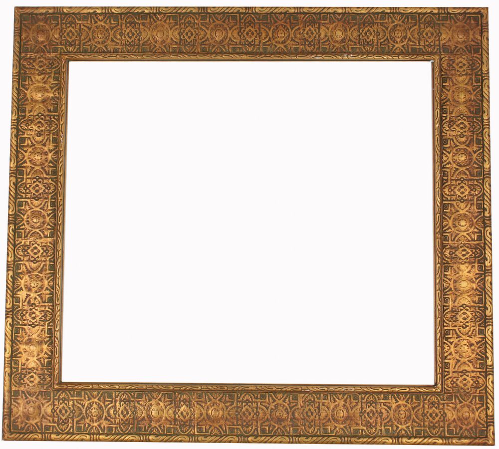 Appraisal: th C Carved Giltwood Orientalist Frame th C Carved Giltwood