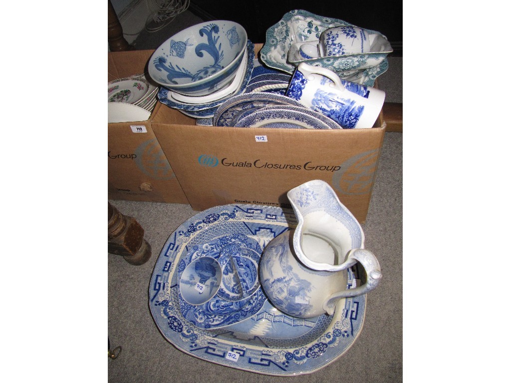 Appraisal: Lot comprising two boxes to include part dinner set and