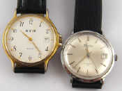 Appraisal: Two vintage gent's wrist watches being a steel Mondia automatic