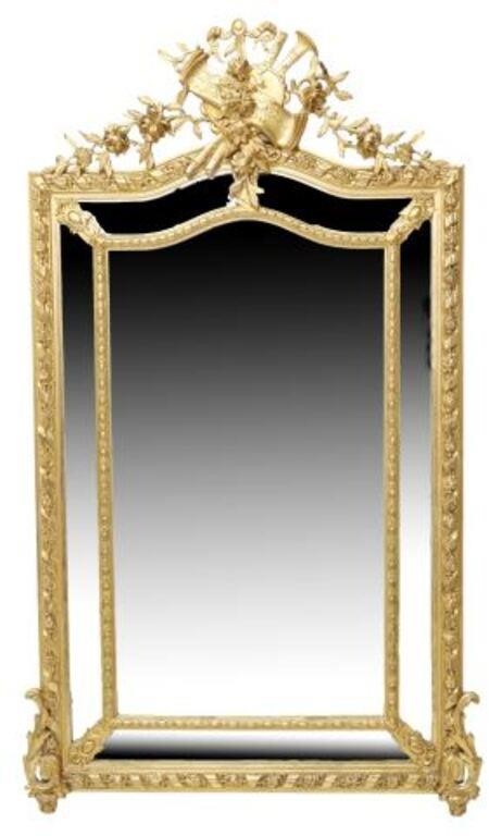 Appraisal: French Louis XVI style mirror th c in a later