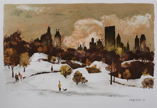 Appraisal: ADOLF ARTHUR DEHN American - CENTRAL PARK NYC signed and