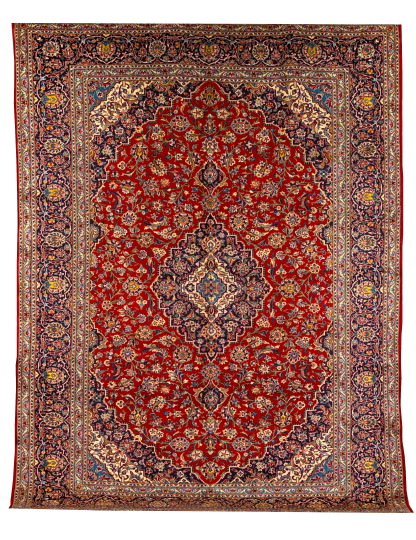 Appraisal: Persian Kashan Carpet ' x '