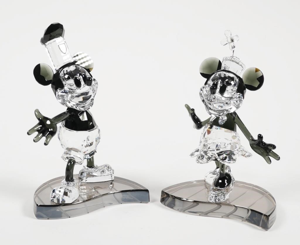 Appraisal: Retired Swarovski Steamboat Willy LE figurine Disney annual piece Mint