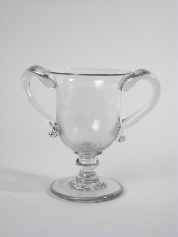 Appraisal: An th Century two handled Jelly Glass or Goblet with