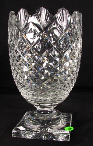 Appraisal: Waterford Crystal vase approximately '' tall on square pedestal base