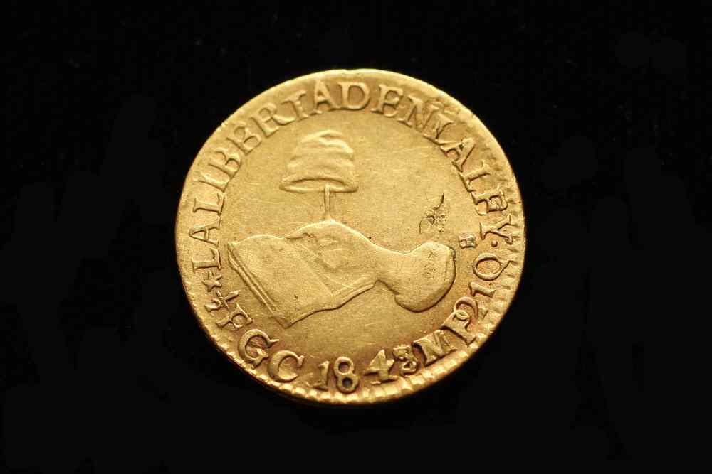 Appraisal: COIN - gold coin Mexico escudo or ungraded From a