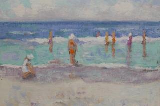 Appraisal: John Crimmins born East Hampton NY John Crimmins born Playtime