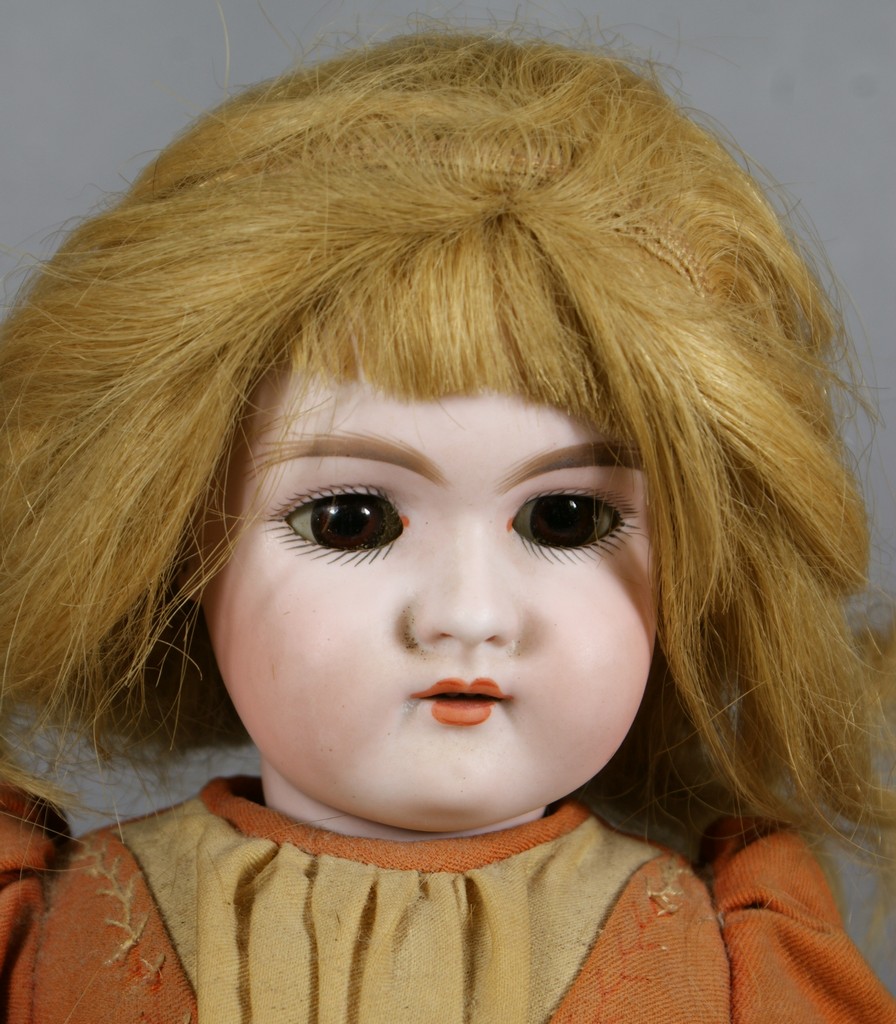 Appraisal: Bisque Socket Head Doll incised Germany H attributed Heinrich Handwerck