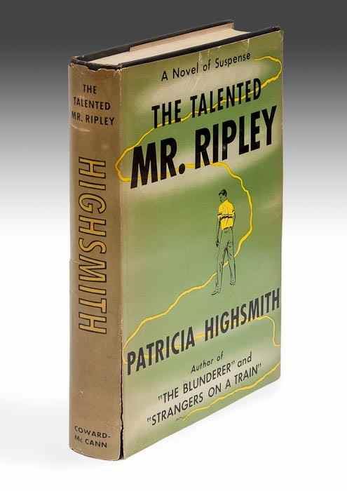 Appraisal: Highsmith Patricia The Talented Mr Ripley first edition original boards