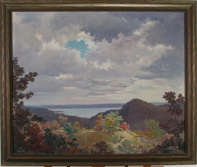 Appraisal: Ruthven Holmes Byrum IN - x oil on canvas signed