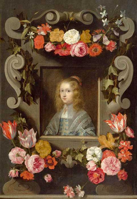 Appraisal: BRUEGHEL JAN II and WORKSHOP Antwerp Portrait of a girl