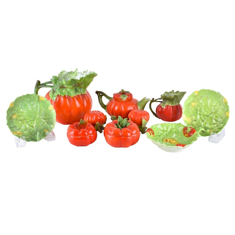 Appraisal: Royal Bayruth Set Ten Piece Royal Bayruth Tomato Shape Porcelain