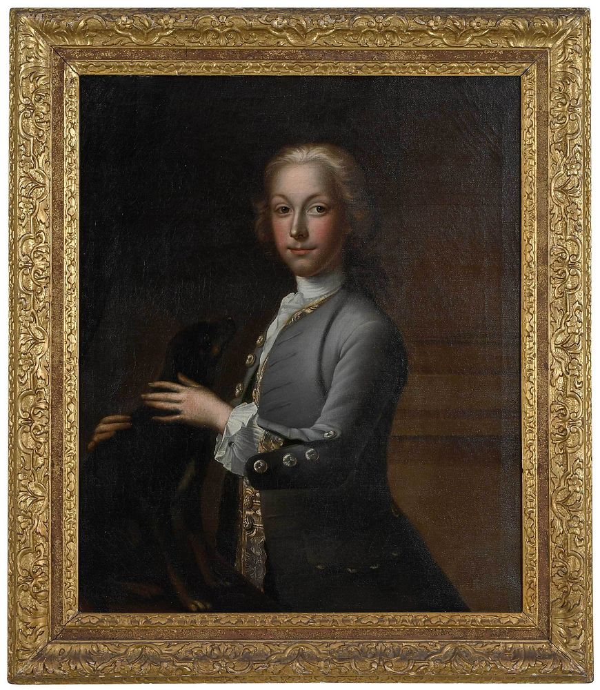 Appraisal: Circle of Thomas Hudson British - Portrait of Blisset Burton