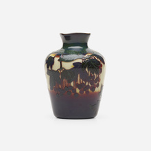 Appraisal: D sir and Henri Muller for Val Saint-Lambert FLUOGRAVURE VASE