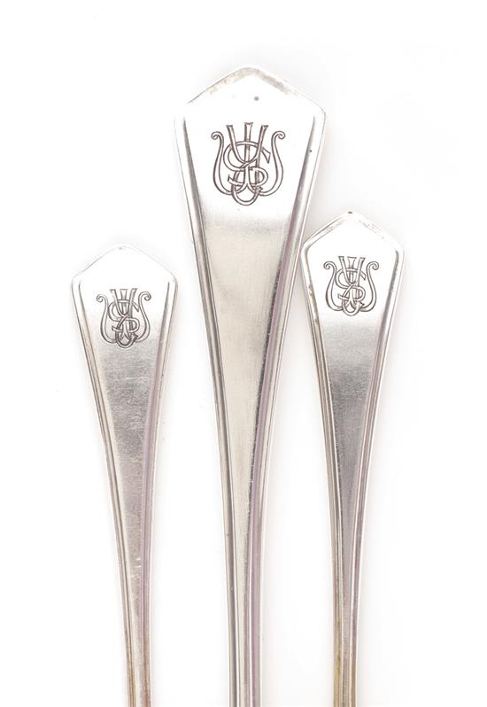 Appraisal: Austrian silver flatware service V Mayer's Sohne Vienna circa -