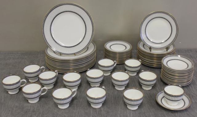 Appraisal: Wedgwood Collonade Porcelain Service for Includes dinner plates luncheon plates