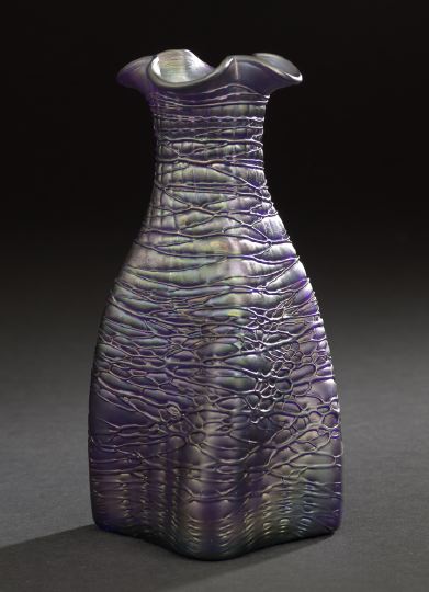 Appraisal: Good Johann Loetz Witwe Amethyst Glass Vase first quarter th