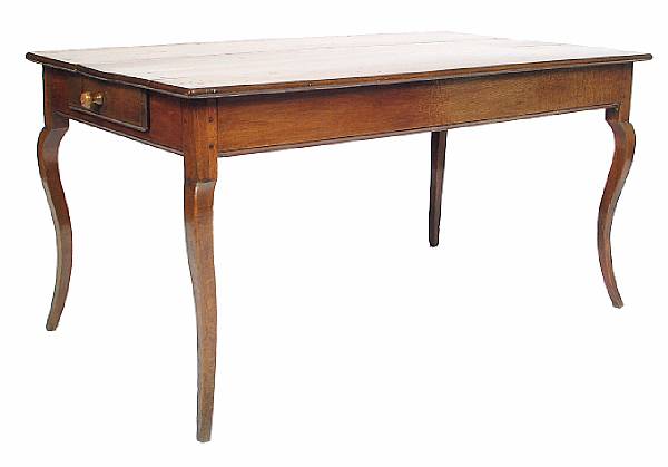 Appraisal: A Louis XV Provincial walnut writing table height in width