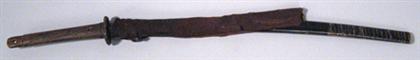 Appraisal: Japanese katana showa period Blade L in narrow blade in