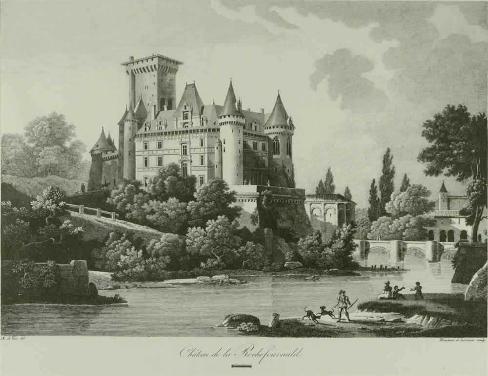 Appraisal: AFTER CHARLES DEVEZE ENGRAVED BY BLONDEAU ET LORIEUX CHATEAU DU