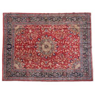 Appraisal: Kashan carpet approx ' x ' th c center medallion