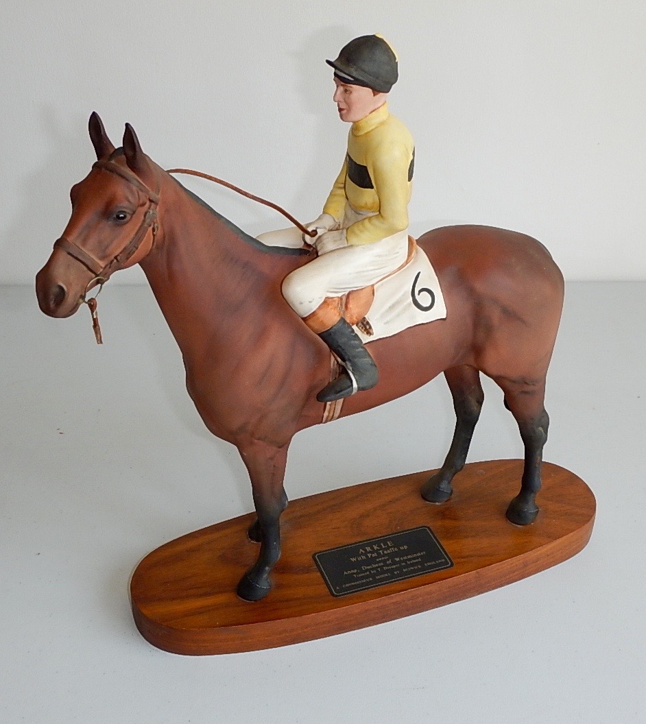 Appraisal: A Beswick Connoisseur model of race horse Arkle with Pat