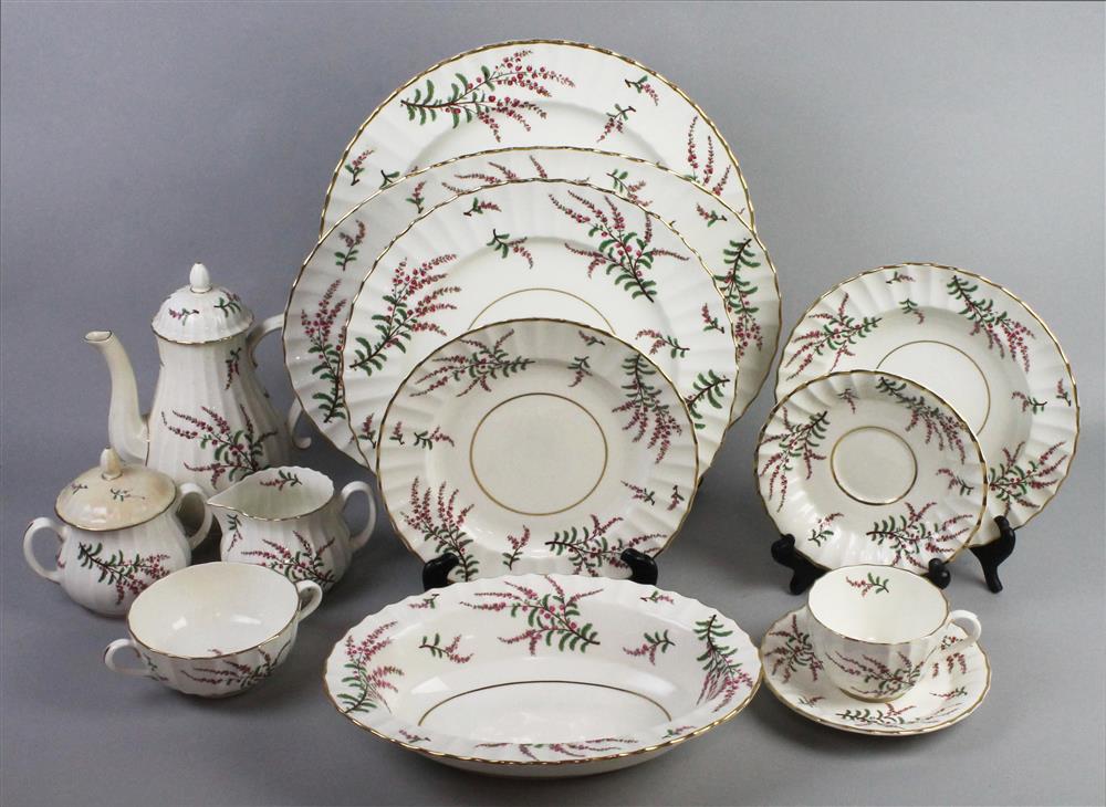 Appraisal: GROUP OF ROYAL WORCESTER DUNROBIN CHINA consisting of teacups small