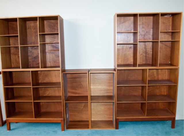 Appraisal: Peter Hvidt and Orla Molgaard-Nielsen Bookcase Teak bookcase with removable