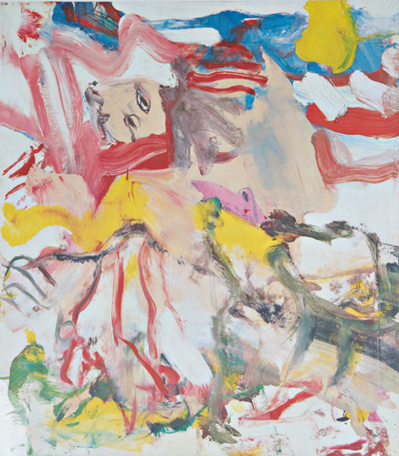 Appraisal: Willem de Kooning American - Figures in a Landscape Offset