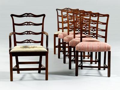 Appraisal: Six Artisan Shop dining chairs assembled set of six in