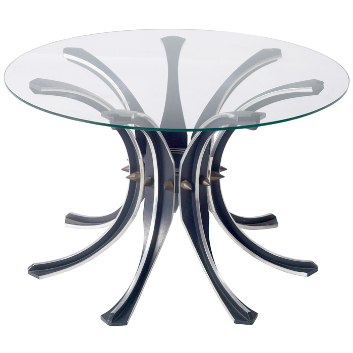 Appraisal: s coffee table in the manner of Osvaldo Borsani s