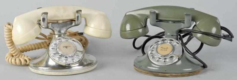 Appraisal: Lot of Western Electric Phones Description Includes a green painted