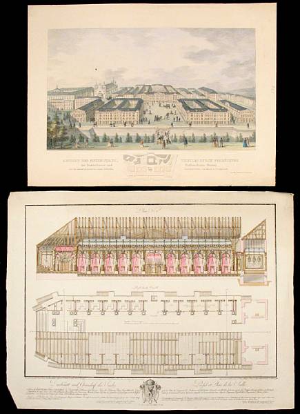 Appraisal: Plates Austria Group of engraved and lithographic views of Austrian