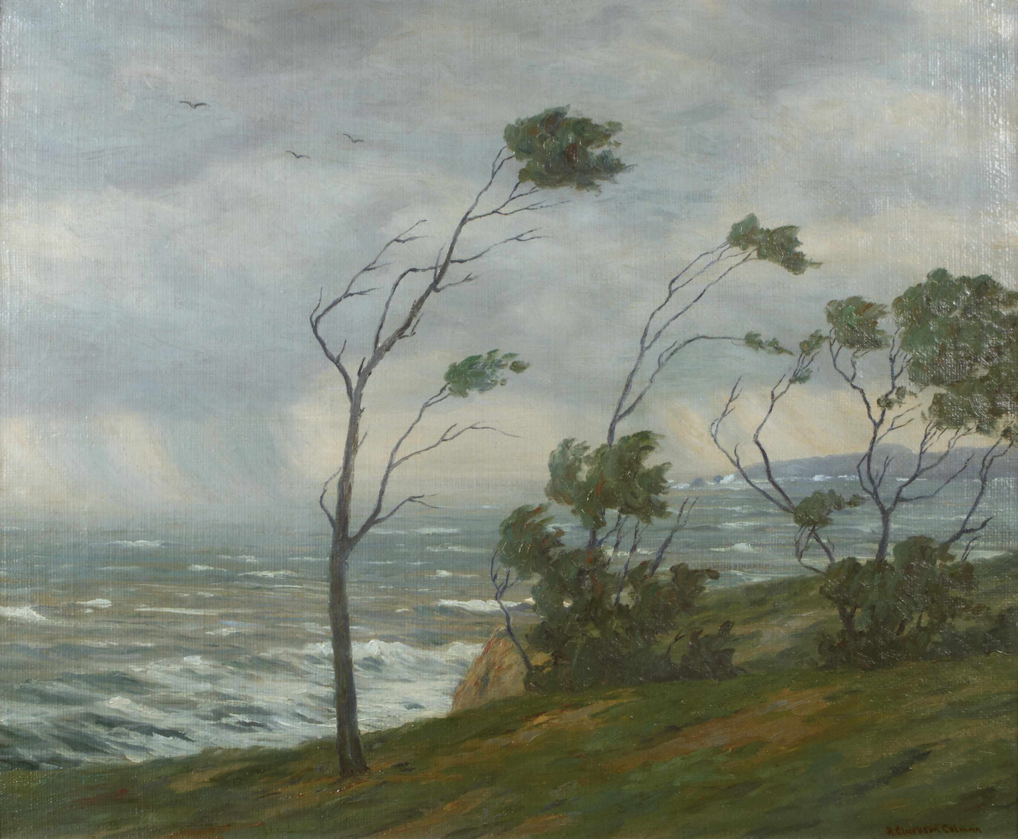 Appraisal: n a Roi Clarkson Colman American - Storm along the