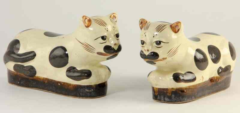 Appraisal: Pair of Chinese Head Restsin the form of a recumbent