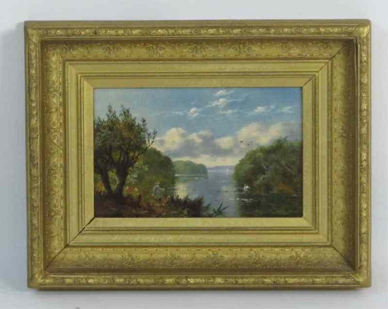 Appraisal: Niemann th century ''The Thames at Sonning''oil on artist board