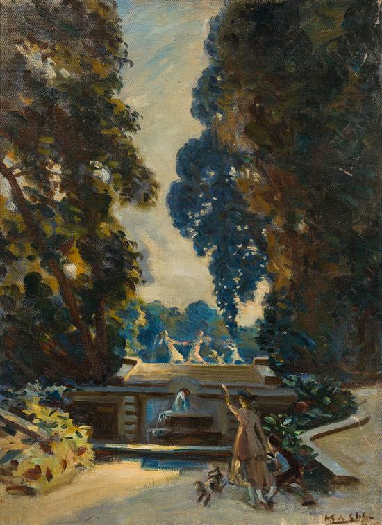 Appraisal: Sale Lot Wilfred de Glehn English - Le Parc oil