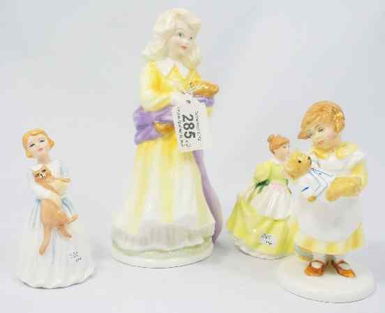 Appraisal: Royal Doulton Children figures Young Melody HN My First Pet