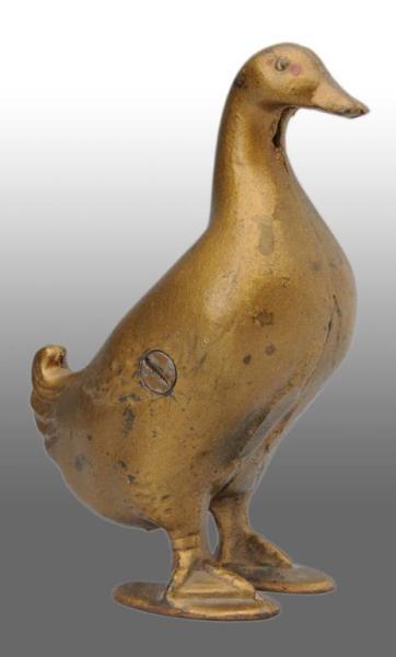 Appraisal: Cast Iron Duck Bank Still Bank Description Manufactured by A