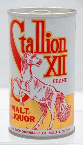 Appraisal: Stallion XII Malt Liquor Pull Tab Beer Can - Metallic