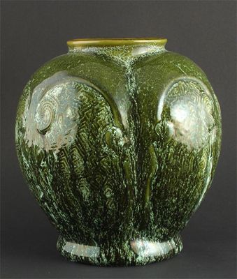 Appraisal: A Linthorpe Pottery vase model no designed by Dr Christopher