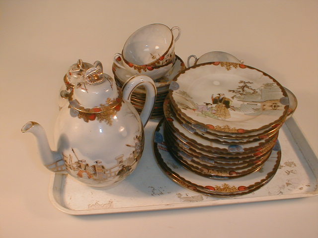 Appraisal: A quantity of Japanese eggshell china