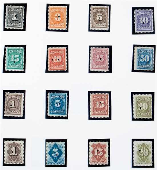 Appraisal: Collection of Telegraph stamps including American Rapid Telegraph B O