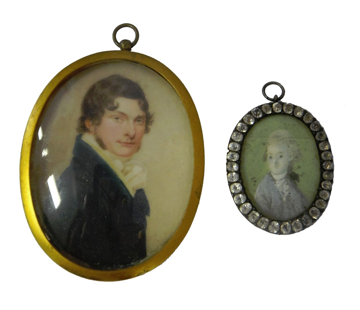 Appraisal: Early th century English School portrait miniature on ivory of