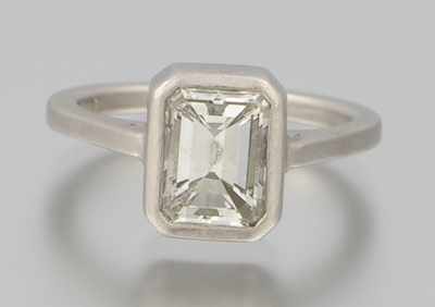 Appraisal: A Ladies' Carat Diamond Engagement Ring by Etienne Perret EGL