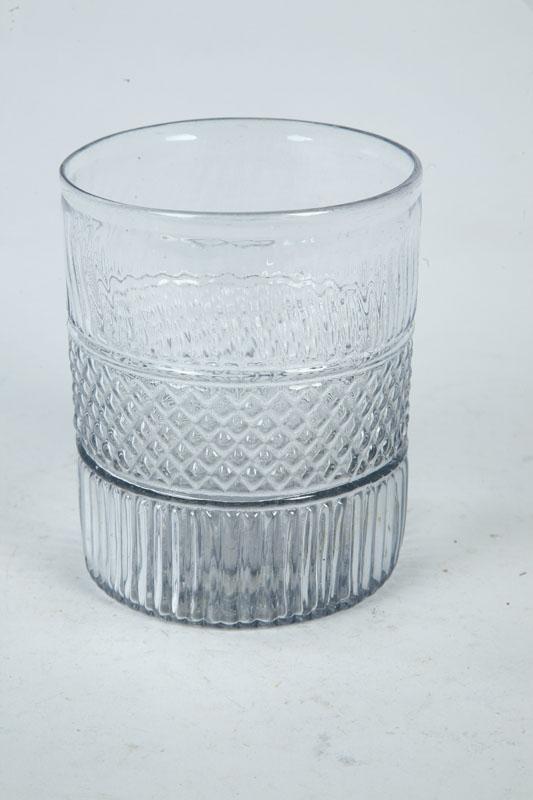 Appraisal: BLOWN MOLDED GLASS TUMBLER Boston Sandwich Glass Co ca -