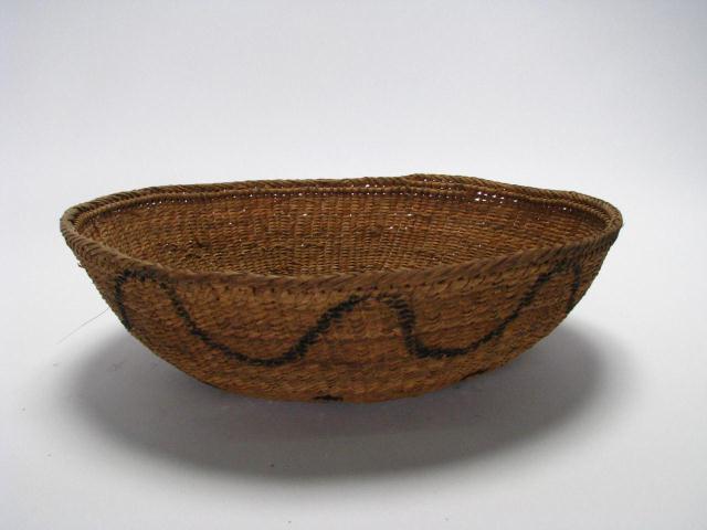 Appraisal: Vintage Woven Native American basket '' diameter approximately '' deep